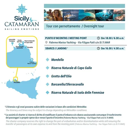 Sicily By Catamaran Botel Palermo
